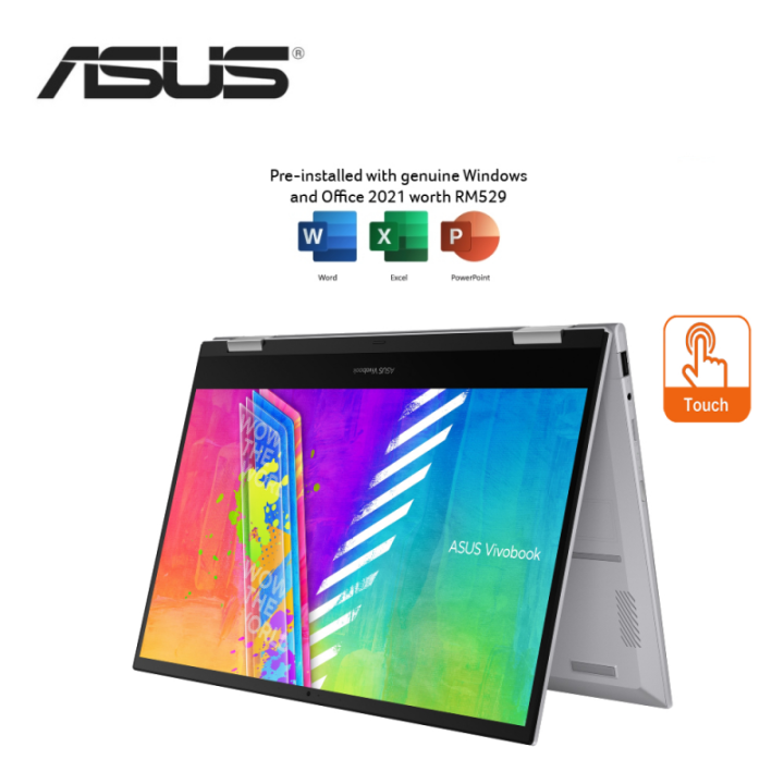 Asus VivoBook Go 14 Flip TP1401K-AEC131WS 14'' FHD Touch 2-In-1 Laptop ...