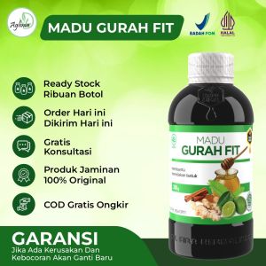 Madu Gurah Fit Herbal Batuk Pilek Sinusitis Radang Tenggorokan