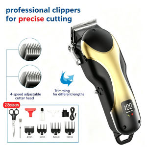 【Free 7-piece set】Dog Razor Cats Low Noise Razor For Pet Grooming Kit Set Sale Surker Professional Dog Pet Hair Clipper Original USB Rechargeable Razor