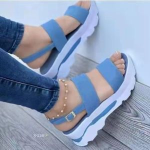 [Free Shipping] New Summer Large Size Sweet Style Wedge Sandals For Women