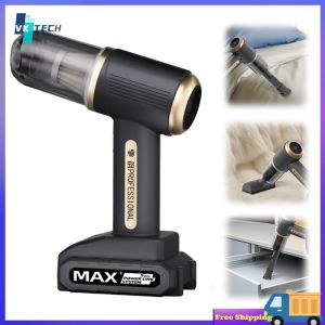 [ VKTECH ] Portable Wireless Car Vacuum Cleaner with Strong Suction and Easy-to-Use Design for Car Cleaning