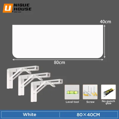 Wall Table Foldable table with Bracket Floating Table / Meja Lekat Dinding Foldable Wall Rack Meja Lipat Serbaguna Meja Dinding