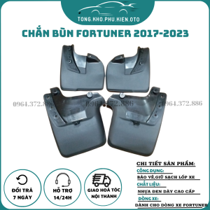 Chắn bùn 4 bánh xe Toyota Fortuner đời 2017 - NAY nhựa dẻo chắn bùn đất giữ sạch lốp xe hiệu quả