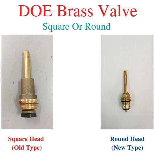 DOE Brand Inlet Brass Valve Jumbo Valve For Conceal Stopcock(Round or ...