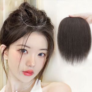 CHENGXU False Thick Fluffy Hair Accessories Increase Hair Volume Natural Clip In Girls Hair Styling Tool Invisible Seamless Hair Pads Synthetic Pads Heat Resistant Fiber Top Side Cover Hair Piece