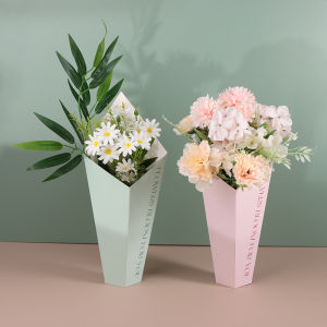 Minwen 1PC Hoa Gói Giấy Hộp Quà Tặng Bó Hoa Bao Bì Túi Hoa Giấy Gói Vật Liệu Tốt Nghiệp Wedding Party Nguồn Cung Cấp