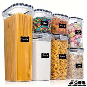 【Rainbow Culture】 PP Food Storage Container Set / Airtight Lid / Stackable Pantry Organizer / Multi Size Combo