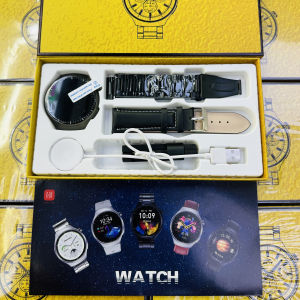 【READY STOCK】New upgraded double strap box smart watch dual mode Bluetooth call message notification call reminder flight mode wireless charging voice broadcast sports mode dozens of stopwatches fashionable high-end watch