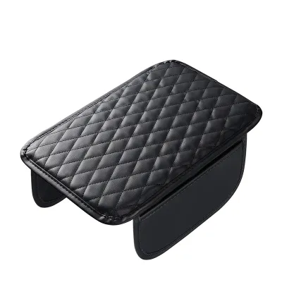 Car Center Console Cove，Universal Car Armrest Cover Cushion with 2 Storage Bags