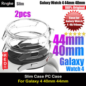 Ringke Slim Case Durable PC Protection Case for Samsung Galaxy Watch 4 Series 44mm 40mm (Clear 2pcs)