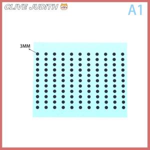 CISWGE Diameter 3 4 5 6 MM 4 Sizes Black Conductive Rubber Pads Keypad Repair Kit For IR Remote Control Conductive Rubber Buttons