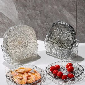 8PCS/SET Snack Bowls Fruit Plate Dessert Plate Bone Spitting Dish Candy Snack Dish Salad Dish Home Tableware