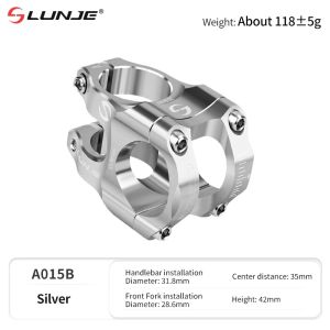 Lunje xe đạp leo núi CNC rỗng Giá đỡ tay cầm ngắn