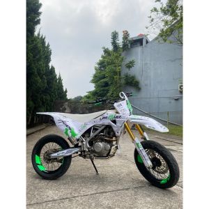 Decal/Stiker crf150L-DTracker-klx bf-WR155/Gordon full body(Bisa ganti warna+nama+no)