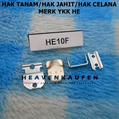 Kancing Hak Tanam Hak Jahit Kait Celana Merek YKK Type HE Silver Harga Per Lusin