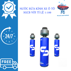 Nước rửa kính ô tô siêu đậm đặc SGCB pha tỉ lệ 1:100 - Dung Dịch Rửa Kính 270ml