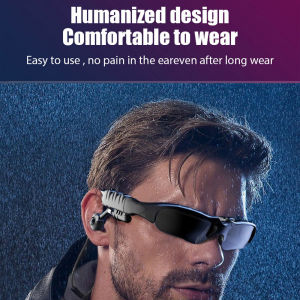 Tacao Kacamata Bluetooth True Wireless Stereo Anti Silau Sunglass Outdoor MP3 Music Bluetooth 5.0