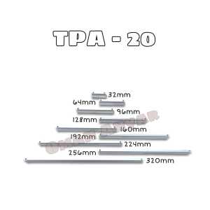 1 PCS Handle Pegangan Tarikan Aluminium TPA 20 Merk Elco Huben