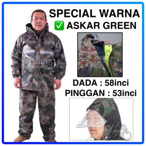 Sangat Besar saiz Baju Hujan untuk 140-160KG Baju Hujan saiz Besar Hujan  / berkualiti tinggi Baju Hujan Set Besar saiz ( Pinggan 60 )