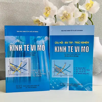 Sách - Combo Kinh Tế Vi Mô (Lý Thuyết + Bài Tập) - PGS.TS. Lê Bảo Lâm - Trường ĐH Kinh Tế TP.HCM) - NXB Kinh Tế TP.HCM