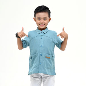 Rabbani - Kemeja Koko Anak Laki-Laki Lengan Pendek Bani Batuta Kemkid Davendra Exclusive
