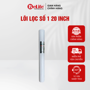 Lõi lọc nước số 1 PP 20 inch Belife dùng cho hệ thống lọc nước công nghiệp