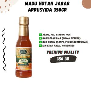MADU HUTAN JAWA BARAT 350gr Arrusyda Honey Alami Asli Murni Apis Dorsata Lebah Liar Raw Mentah Multiflora Natural Lokal
