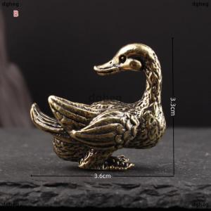 [COD] dgheg เครื่องประดับรูปเป็ดหอนวินเทจรูปปั้นคอลเล็คชั่นสีทองแดงที่เป็นของแข็งรูปปั้นฮวงจุ้ยของตกแต่งบ้านสำหรับสัตว์เลี้ยงน้ำชา