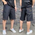 TPPJEANS Short's Street Denim กางเกงยีนส์ขาสั้นสตรีทชาย ทรงขาใหญ่ สีดำยีนส์เข้ม เป้าซิป ทรงสวยผ้าใส่สบาย Size 26-36 รับชำระปลายทาง. 