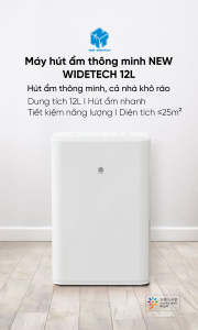 MÁY HÚT ẨM THÔNG MINH XIAOMI WIDETECH 12L (KẾT NỐI MI HOME)