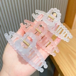 Kẹp Tóc Acrylic Phong Cách Hàn Quốc Cổ Điển Đơn Giản Và Linh Hoạt Cho Nữ