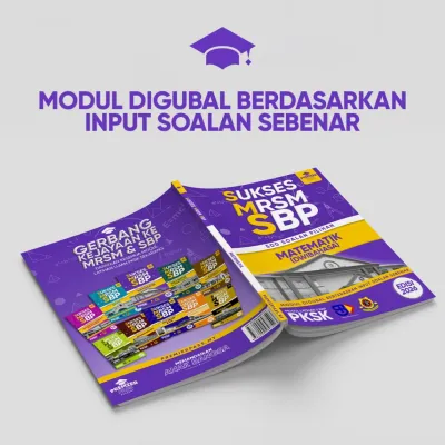 EDISI 2026 - BUKU UJIAN PKSK - SUKSES MRSM SBP - BUNDLE SET DARJAH 6 BUKU LATIHAN PKSK MRSM SBP TINGKATAN 1 & 4Mild and effective