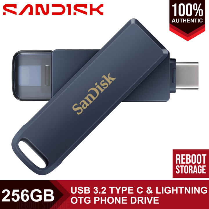 SanDisk iXPAND Luxe 256GB SDIX70N-256G OTG Flash Drive Lightning