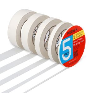 MEEDEN 10 Packs White Artist Tape 0.5" with Total 1804.5FT (550m) Masking Art Tape for Artist Painting Drafting Canvas Framing Acid-Free Painters Tape General Purpose for Craft Office School