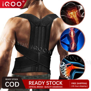 iQOO Back Brace Posture Corrector for Women Adjustable Flex Posture for Women for Clavicle Support Providing Pain Relief from Neck and Improves Posture Humpback Posture Corrector