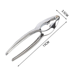 New Crack Almond Walnut Hazel Filbert Nut Kitchen Nutcracker Sheller Clip Clamp Plier Cracker Pecan Hazelnut Crack Tools STAINLESS CRAB CRACKER /NUT CRACKER /LOBSTER CRAB PILLERS OPENER SHELLER TOOL