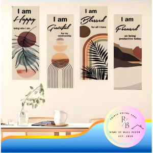 4pcs combination Stay Positve Word Hard Make it Happen STYRO BOARD  Wall Home Decor