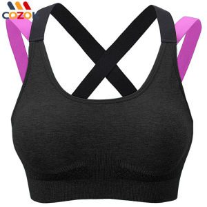 COZOK summer wear beautiful back without rims vest sleep underwear yoga running fitness exercise fat reduction exercise yoga vest for women