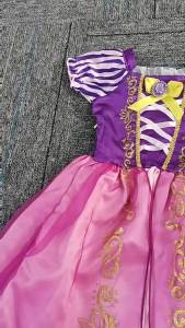 Rapunzel Classic Princess Dress Long Hair Rapunzel Wig Princess Dress Popular Princess Necklace for Children