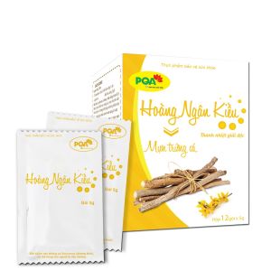 Hoàng Ngân Kiều PQA Giúp thanh nhiệt giải độc hoạt huyết tiêu viêm đưa độc ra ngoài trừ mủ. Người bị huyết nhiệtmụn trứng cá mụn nhọt lở ngứa.