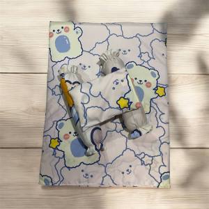 5 & 1 Crib Set Comforter /Bolster set/ Cases/Washable