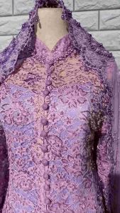set kebaya pesta kebaya brukat wisuda kebaya kebaya akad nikah putih kebaya brukat warna