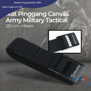 Rhodey Tali Ikat Pinggang Canvas Army Military Tactical 120 cm - 9816