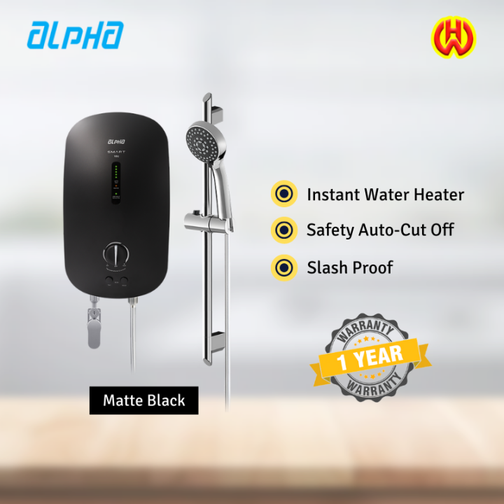 Alpha SMART 18 E Instant Water Heater (WITHOUT PUMP) | Lazada