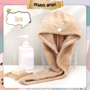 [iRojak] Magic Dry Hair Cap Microfiber Hair Towel Shower Cap Quick Hair Drying Towel 干发帽 Tuala Rambut -TV18