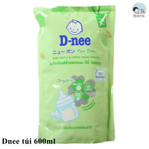 Nước rửa bình sữa Dnee Organic Túi 550ml Chai 600ml Thái Lan