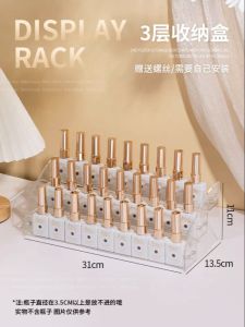 Nail Polish Acrylic Rack For Cosmetic Storage Display MultiLayers / Cosmetic Display Rack/ Flavor Display Rack透明亚克力指甲油展示