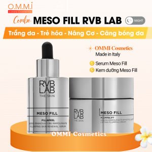 RVB LAB - Combo Meso Fill của Ý giúp dưỡng trắng da nâng cơ trẻ hóa căng bóng da | OMMI Cosmetics
