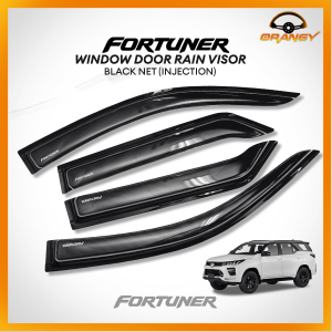 Toyota Fortuner 2016 to 2026 OEM / INJECTION Window Door Rain Visor Thailand Quality Car Accessories