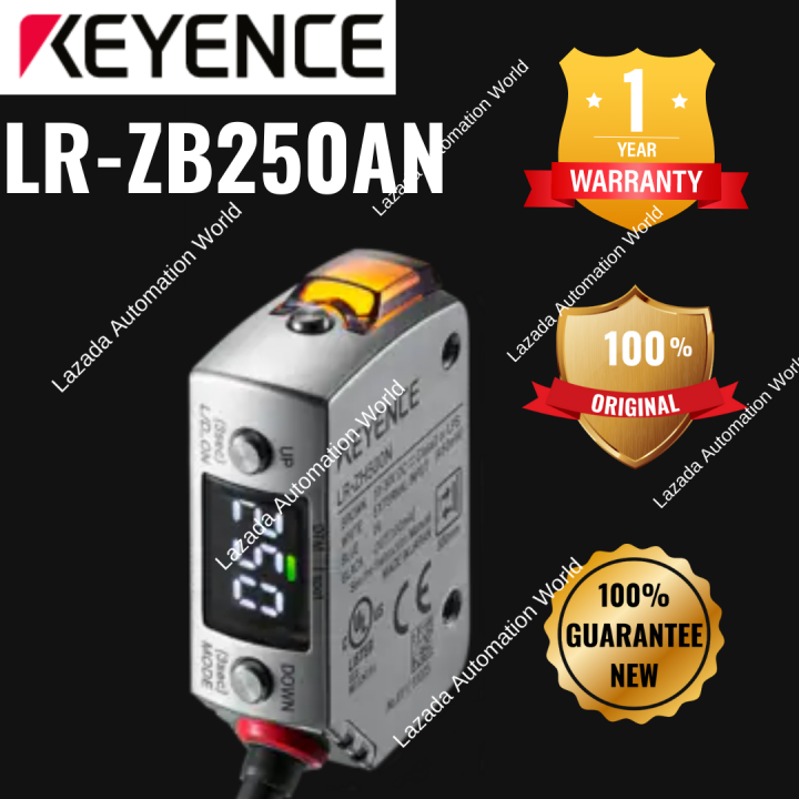 Keyence sensor LR-ZB250AN Rectangular w/ cable type, 250 mm LRZB250AN LR-ZB250A  LR-ZB250 LR-ZB25 LR-ZB2 LR-ZB LR-Z LR- LR LRZB250A LRZB250 LRZB25 LRZB2  LRZB LRZ (Scanners & Testers) | Lazada